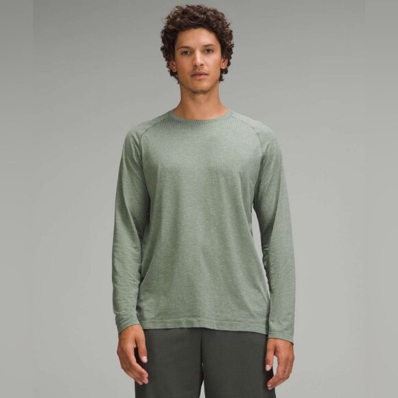 Lululemon NWT Metal Vent Tech Long-Sleeve Shirt Jade Grey / Grey Eucalyptus - Picture 1 of 10